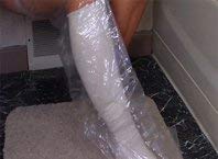 Waterproof Leg Cast Cover - Large 4 Pack (17-25") Shower Protector for Ankle Foot