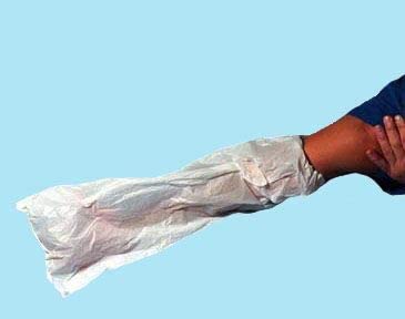 Arm Hand Cast Cover Sleeve Dressing - 7 pack - Small - Fits 9-16" Waterproof Arm Protector Wound Bath Bandage Broken Hand Wrist Finger Elbow shower