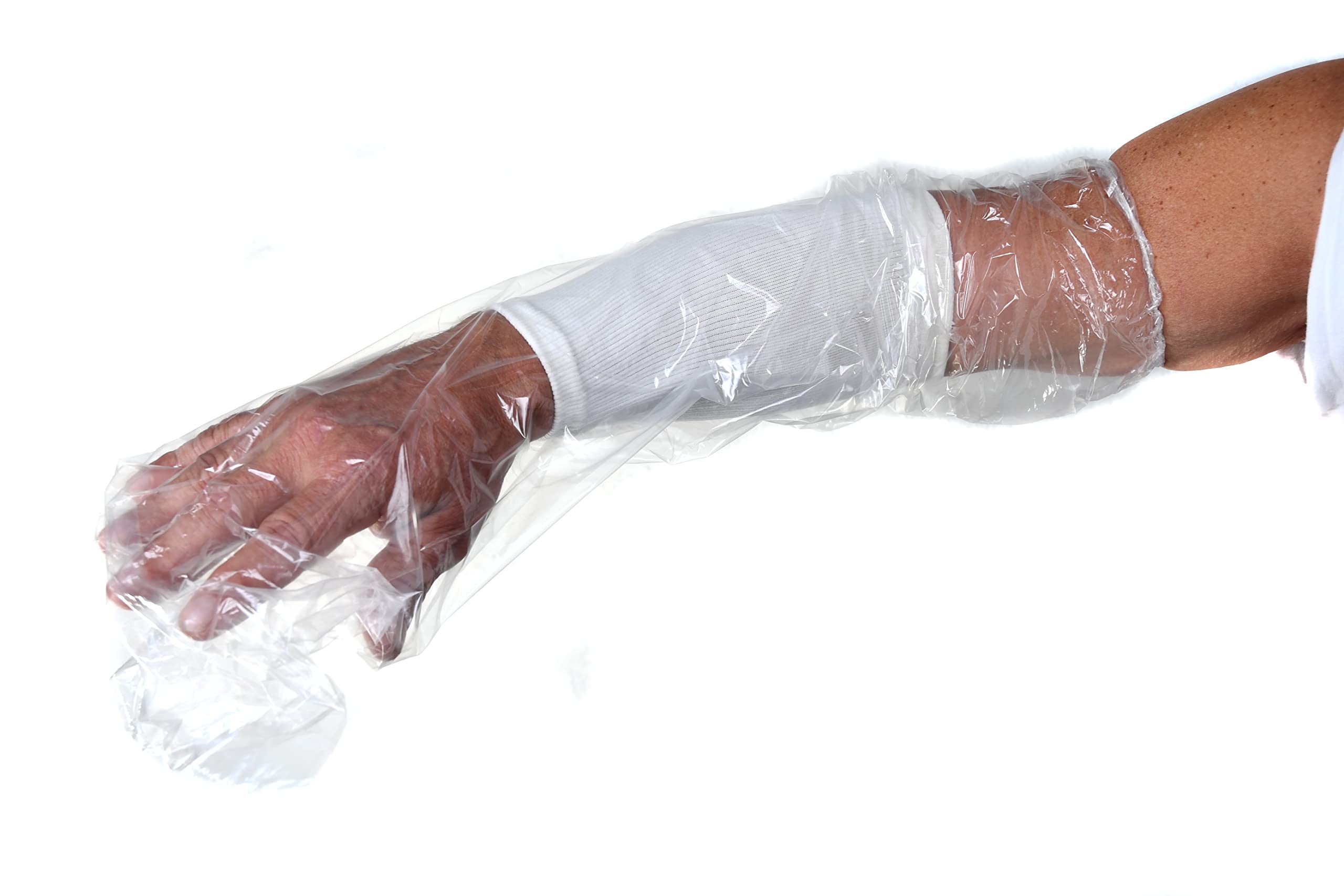 Arm Hand Cast Cover Sleeve Dressing - 7 pack - Small - Fits 9-16" Waterproof Arm Protector Wound Bath Bandage Broken Hand Wrist Finger Elbow shower