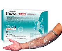 Waterproof PICC Line Shower Cover - Large 25 Pack (17-24") Disposable Arm Protector