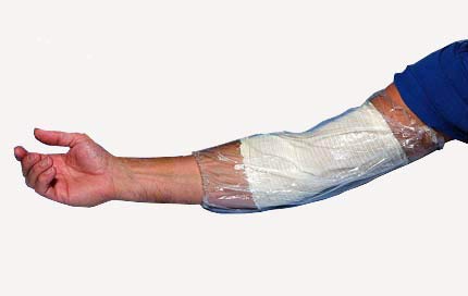 Waterproof PICC Line Shower Cover - Small 25 Pack (9-16") Disposable Arm Protector